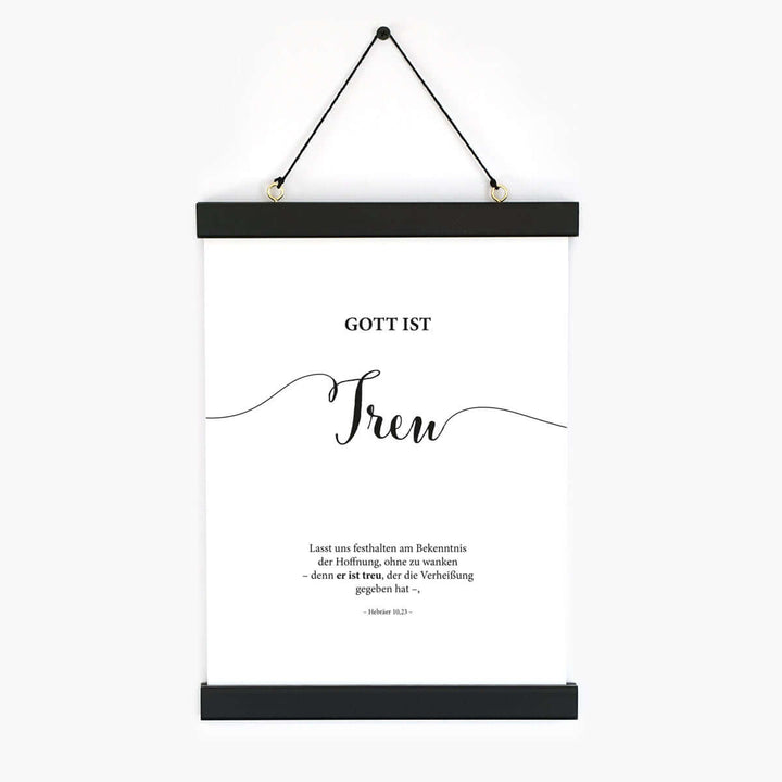 Poster "Gott ist Treu" · Lettering · Serie Gottes Wesen