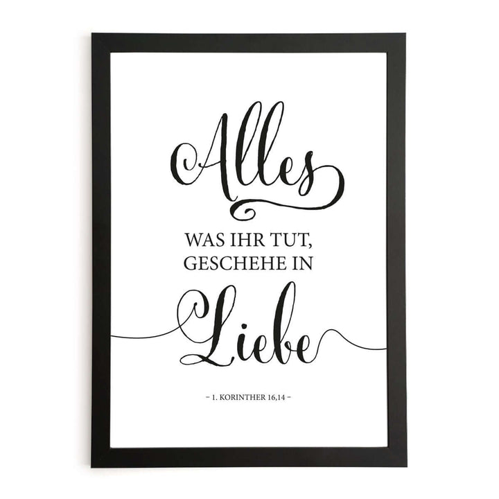 Poster "Jahreslosung 2024" · A3 / A4 · Bibelvers – Aus Gnade