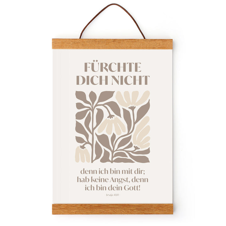 Poster "Jahreslosung 2027" · Fürchte dich nicht · Jesaja 41,10