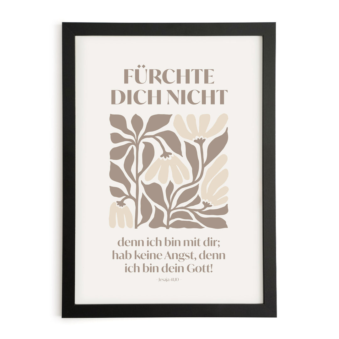 Poster "Jahreslosung 2027" · Fürchte dich nicht · Jesaja 41,10