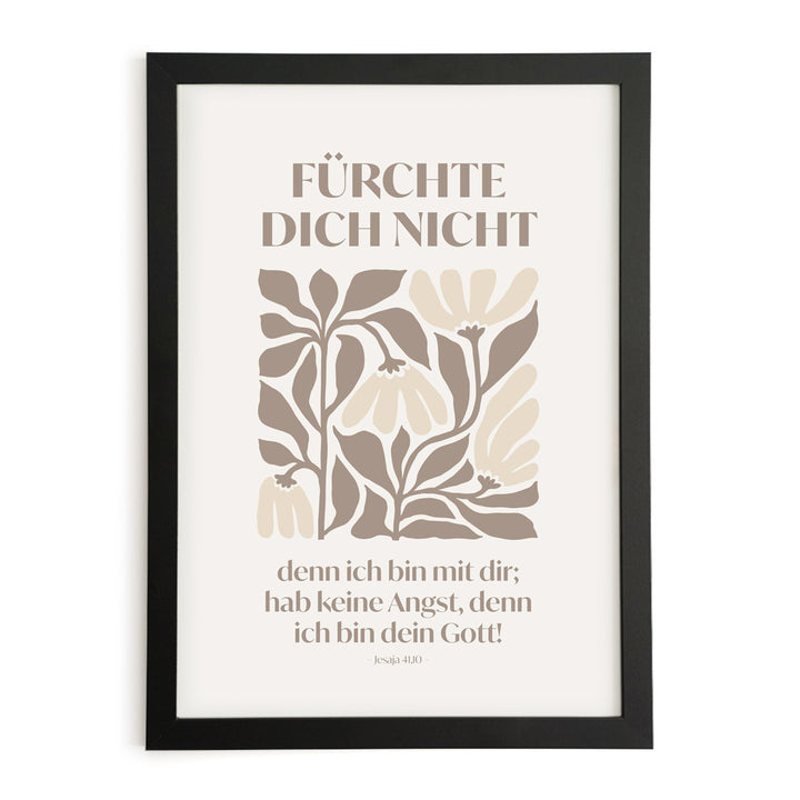 Poster "Jahreslosung 2027" · Fürchte dich nicht · Jesaja 41,10