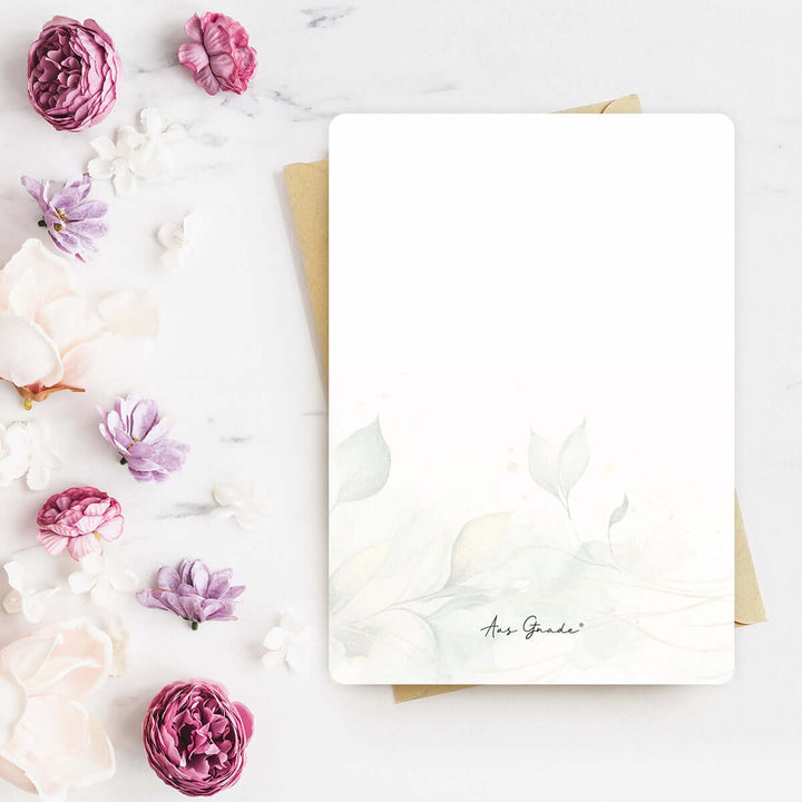 Karte "dein Weg" · Blumen · Serie Psalmen