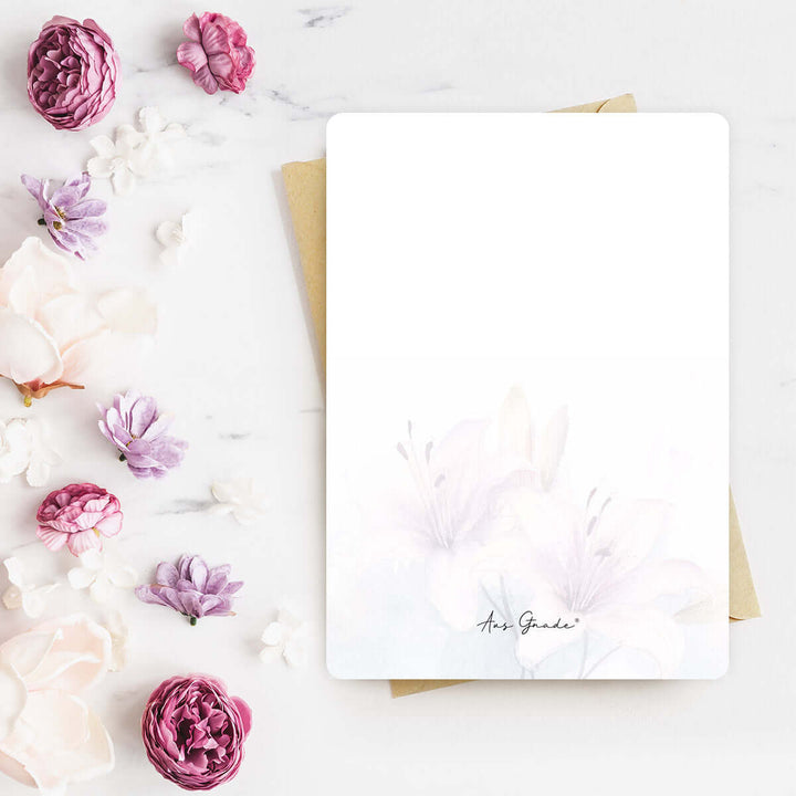 Karte "meine Hilfe" · Blumen · Serie Psalmen