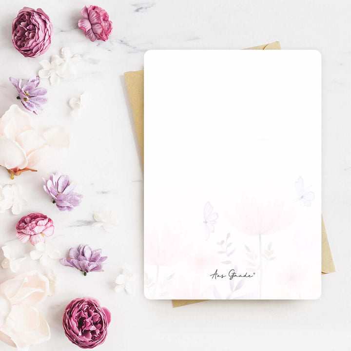 Karte "uns freuen" · Blumen · Serie Psalmen