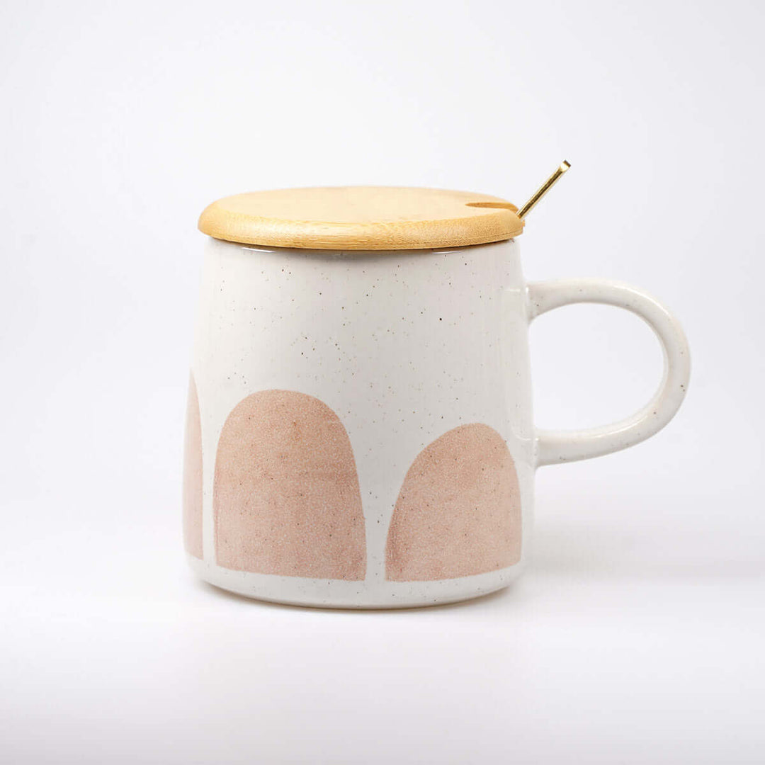 Premium Tasse "Danke Mama!" · inkl. Holzdeckel, Gravur & Löffel · Muttertag