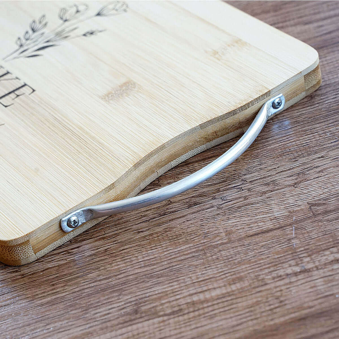 Personalisiertes Schneidebrett "Dein Text" · Gravur