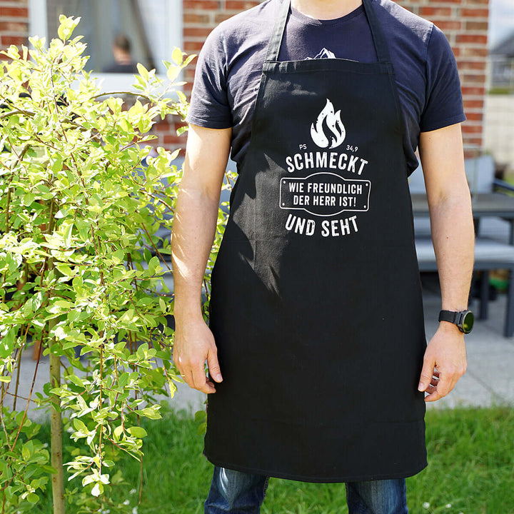 Schürze "Schmeckt und seht" für Männer