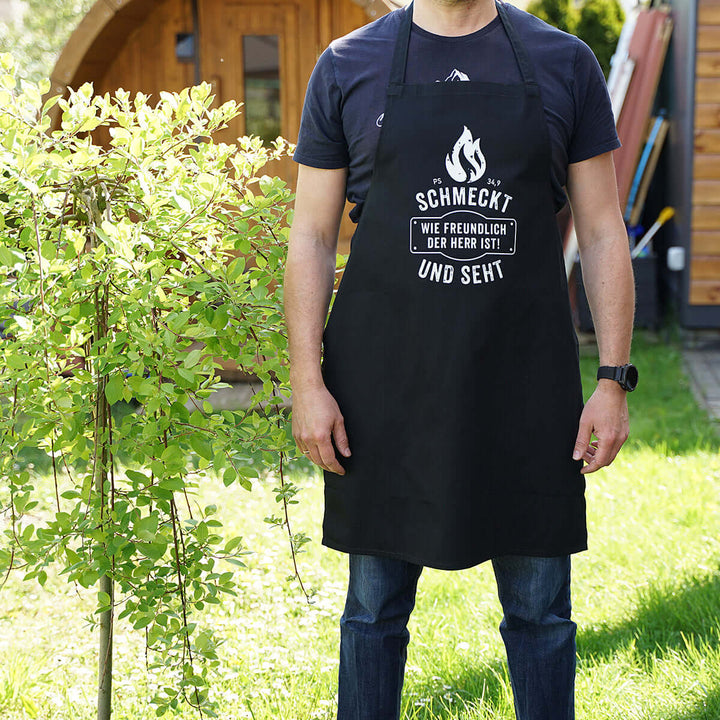 Schürze "Schmeckt und seht" für Männer