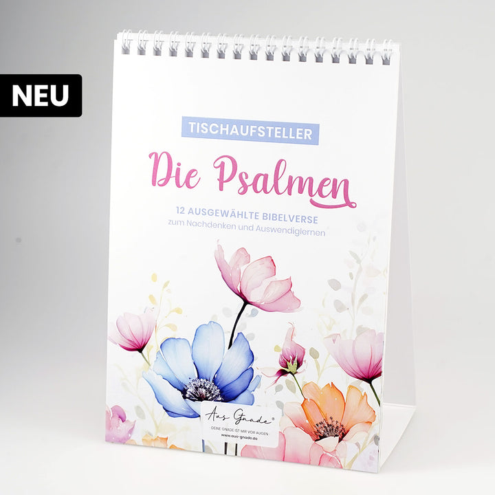 Tischaufsteller "Die Psalmen" · A5 · 12 Bibelverse