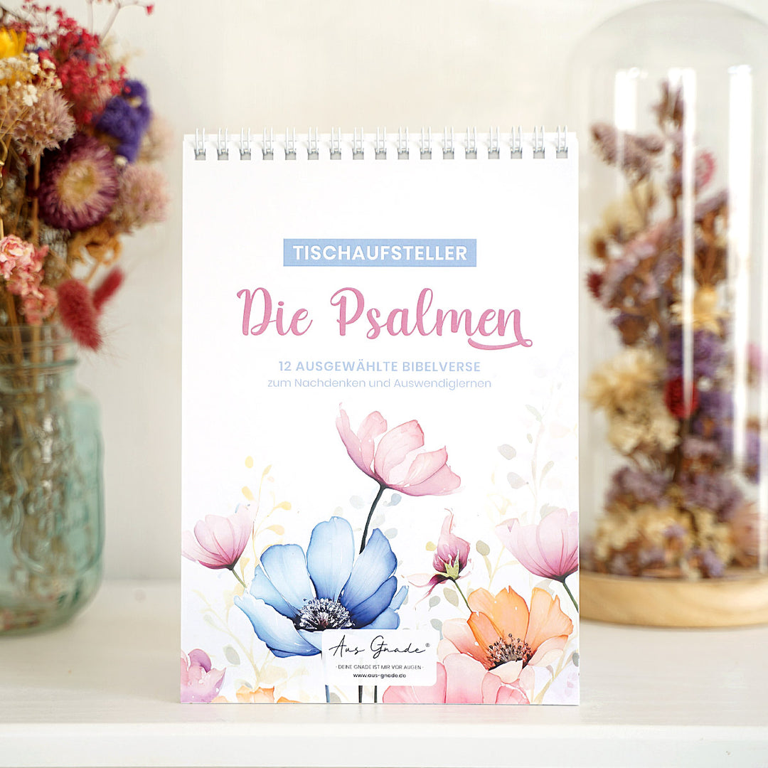Tischaufsteller "Die Psalmen" · A5 · 12 Bibelverse