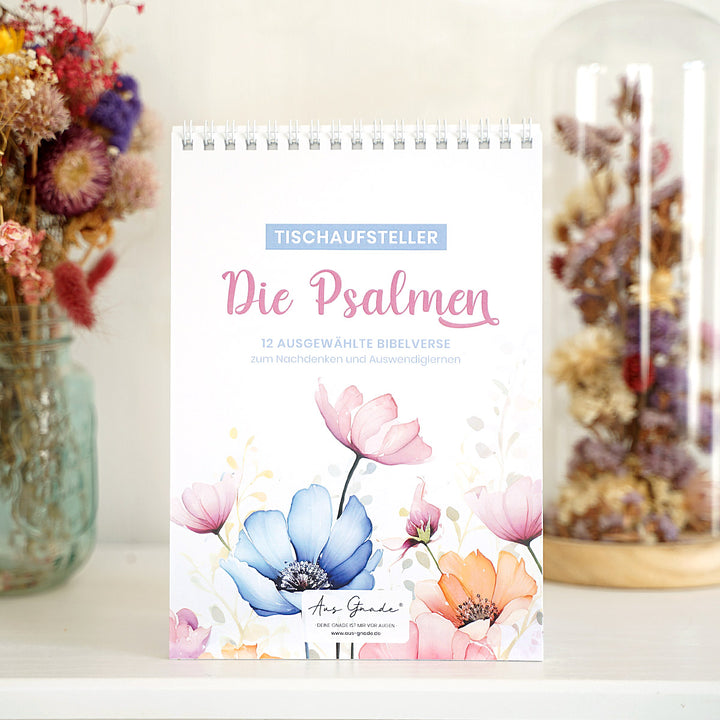 Tischaufsteller "Die Psalmen" · A5 · 12 Bibelverse
