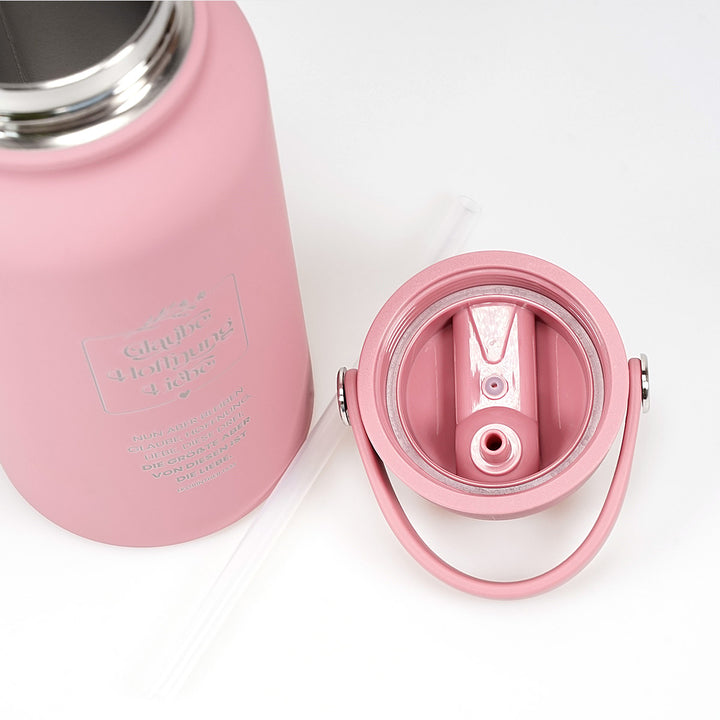 Thermoflasche "Glaube Hoffnung Liebe" · 650 ml · Gravur · 1.Korinther 13,13