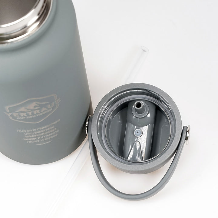 Thermoflasche "Vertraue auf den Herrn" · 650 ml · Gravur · Psalm 62,7