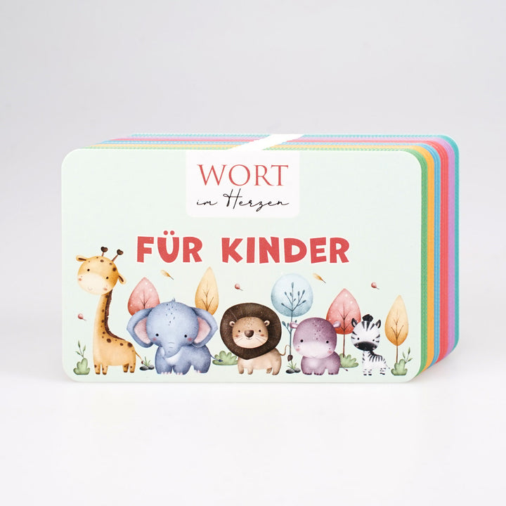 Wort im Herzen "Für Kinder"  · Bibelverse für Kinder · 48 Lernkarten