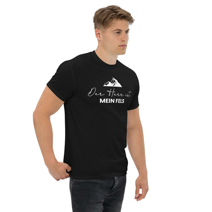 Klassisches Herren-T-Shirt "Der HERR ist mein Fels" – Aus Gnade