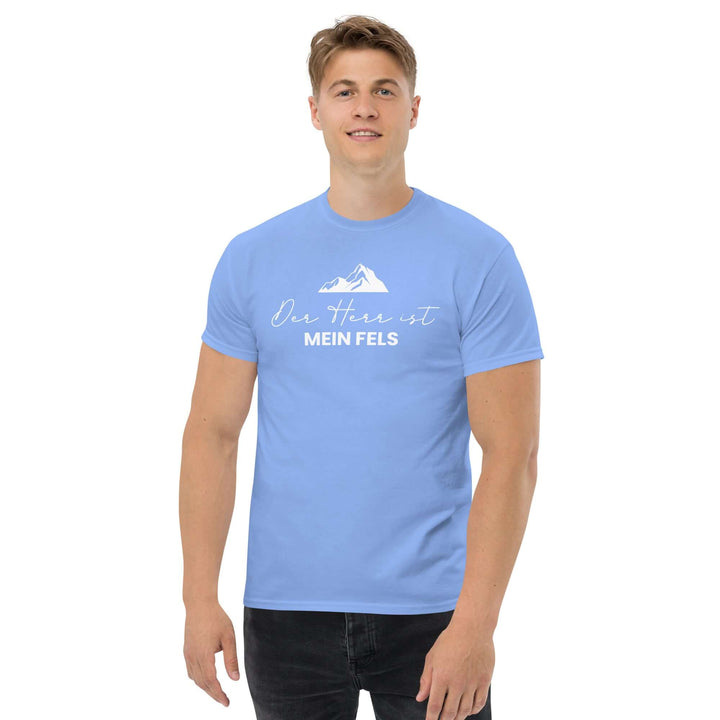 Klassisches Herren-T-Shirt "Der HERR ist mein Fels" – Aus Gnade