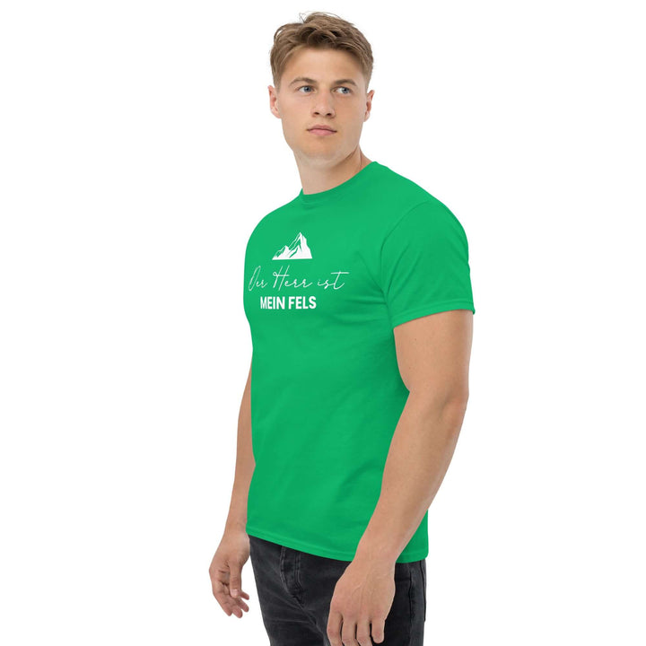 Klassisches Herren-T-Shirt "Der HERR ist mein Fels" – Aus Gnade