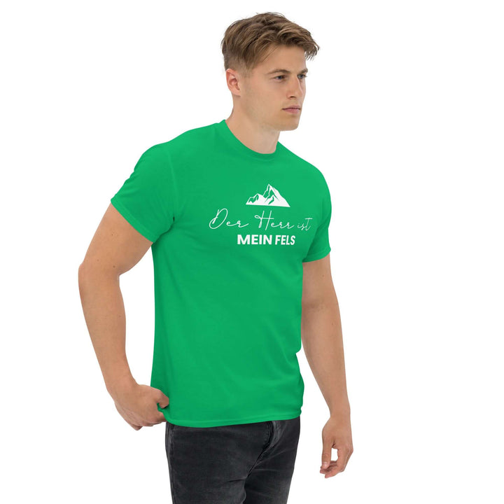 Klassisches Herren-T-Shirt "Der HERR ist mein Fels" – Aus Gnade