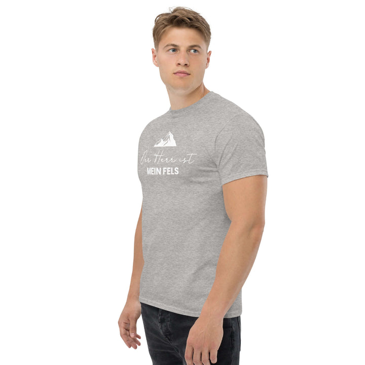 Klassisches Herren-T-Shirt "Der HERR ist mein Fels" – Aus Gnade