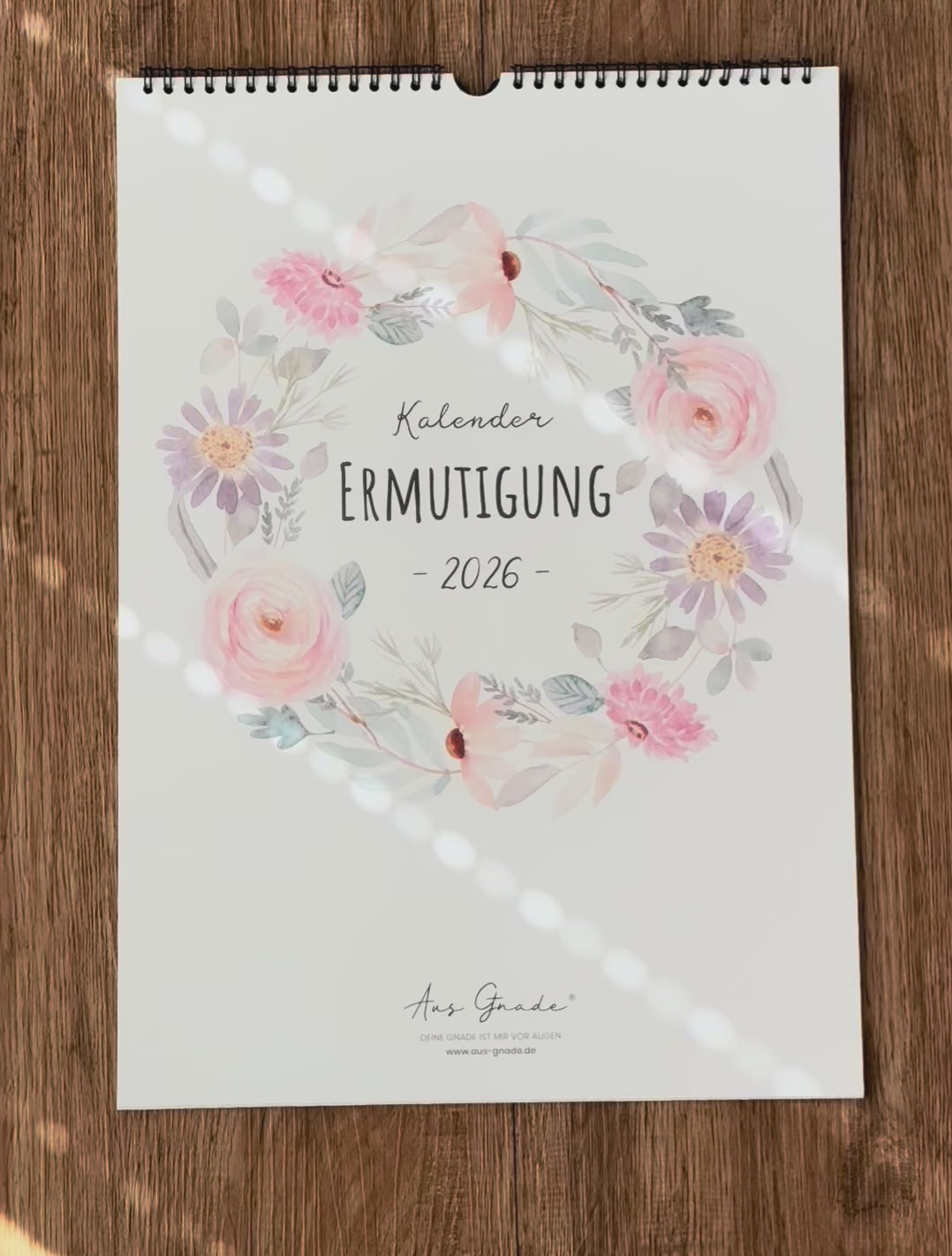 Kalender "Ermutigung" 2026 · A3 · christliche Kalender