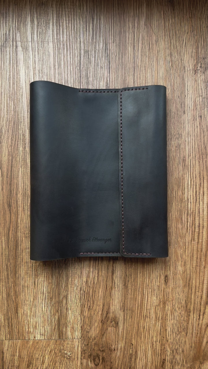Bibelhülle "Hirte+" · echtes Leder · individuelle Größen · handmade Bibelhülle nach Maß