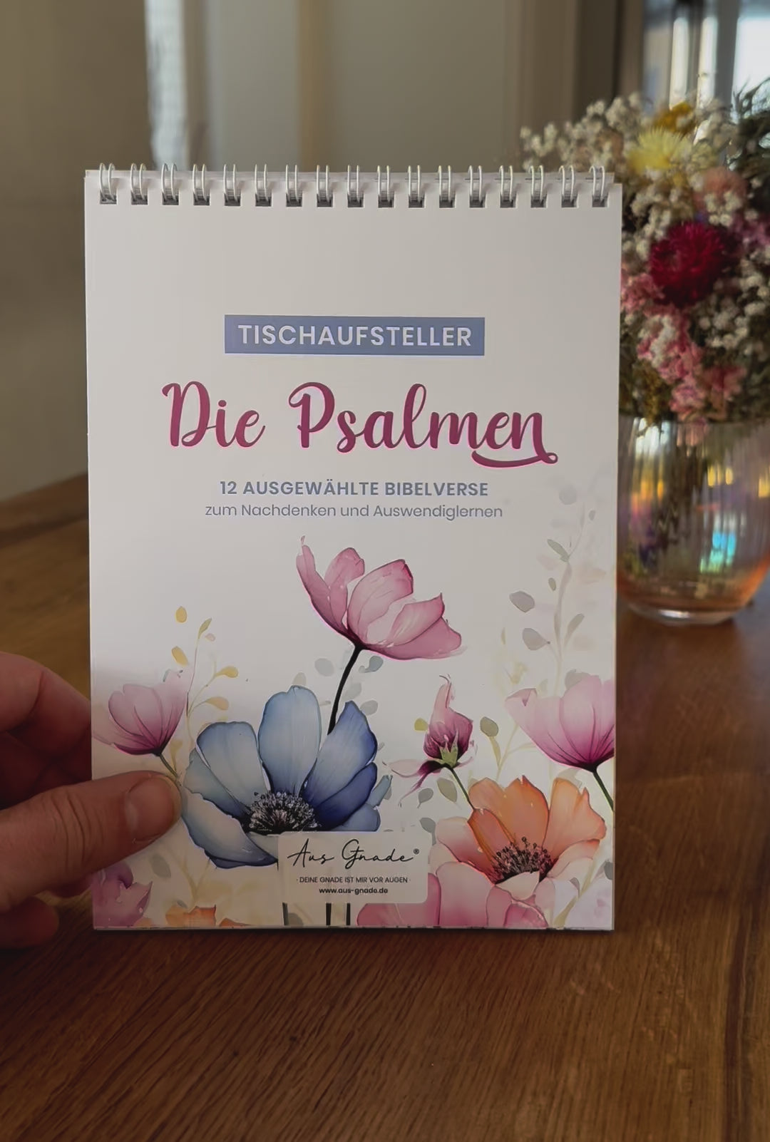Tischaufsteller "Die Psalmen" · A5 · 12 Bibelverse