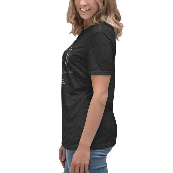 Lockeres Damen-T-Shirt "Glaube Hoffnung Liebe"