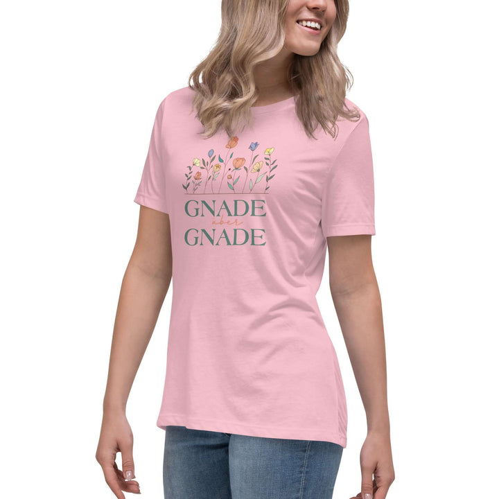 Lockeres Damen-T-Shirt "Gnade über Gnade"