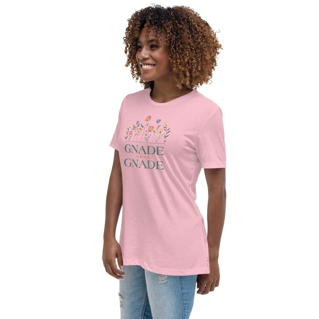 Lockeres Damen-T-Shirt "Gnade über Gnade"