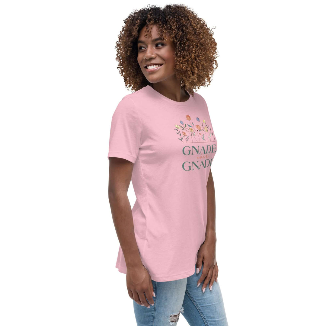 Lockeres Damen-T-Shirt "Gnade über Gnade"