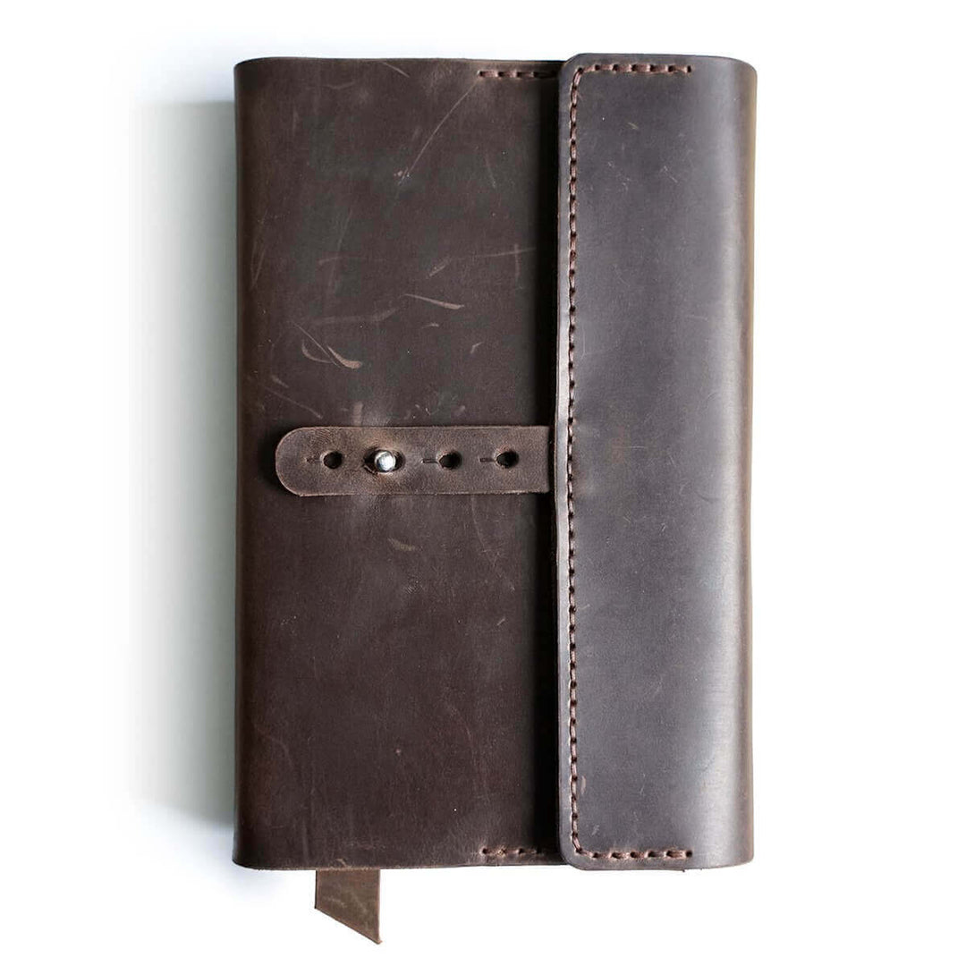 Bibelhülle "Vario+" · echtes Leder · handmade Bibelhülle nach Maß – Aus Gnade