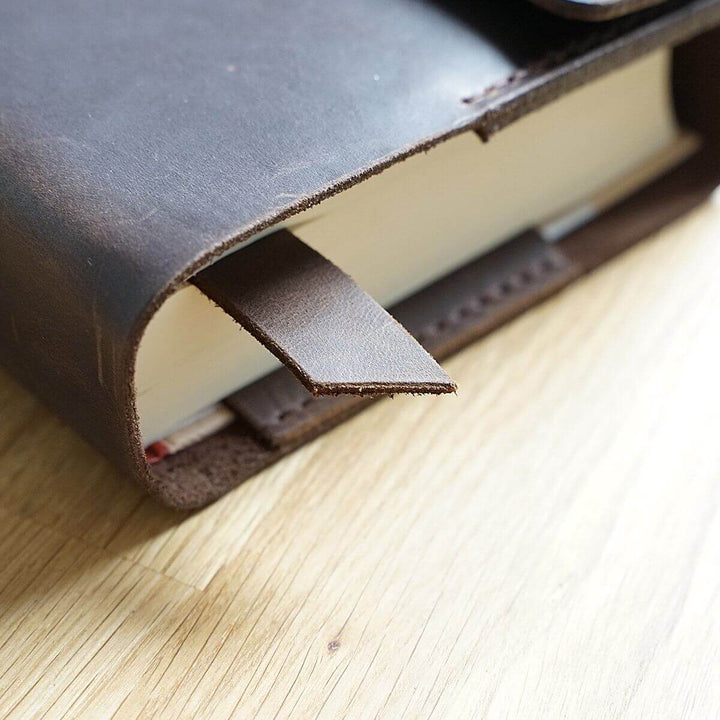 Bibelhülle "Vario+" · echtes Leder · handmade Bibelhülle nach Maß – Aus Gnade