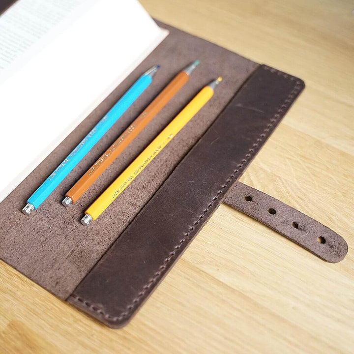 Bibelhülle "Vario+" · echtes Leder · handmade Bibelhülle nach Maß – Aus Gnade