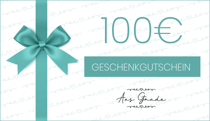 Geschenkgutschein "Aus Gnade" – Aus Gnade