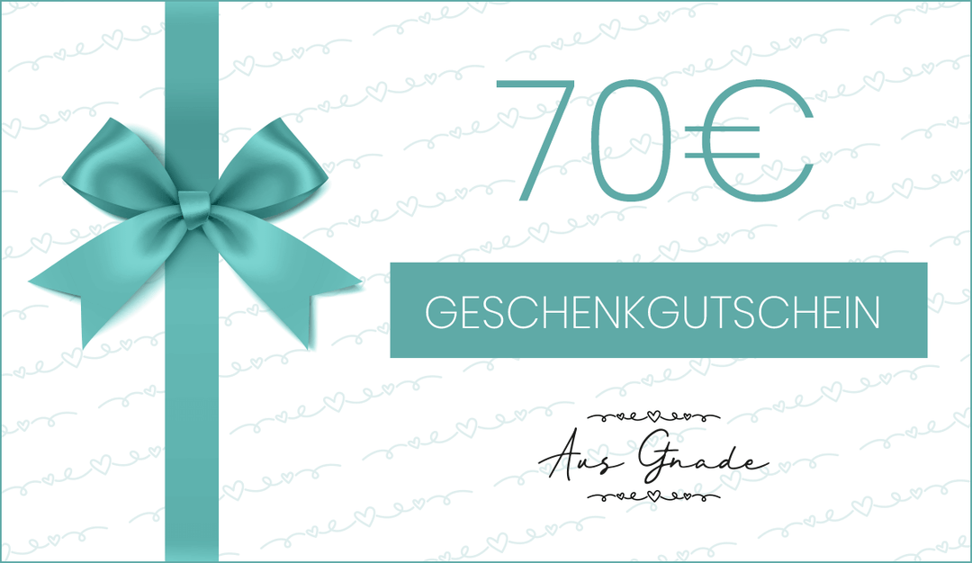 Geschenkgutschein "Aus Gnade" – Aus Gnade