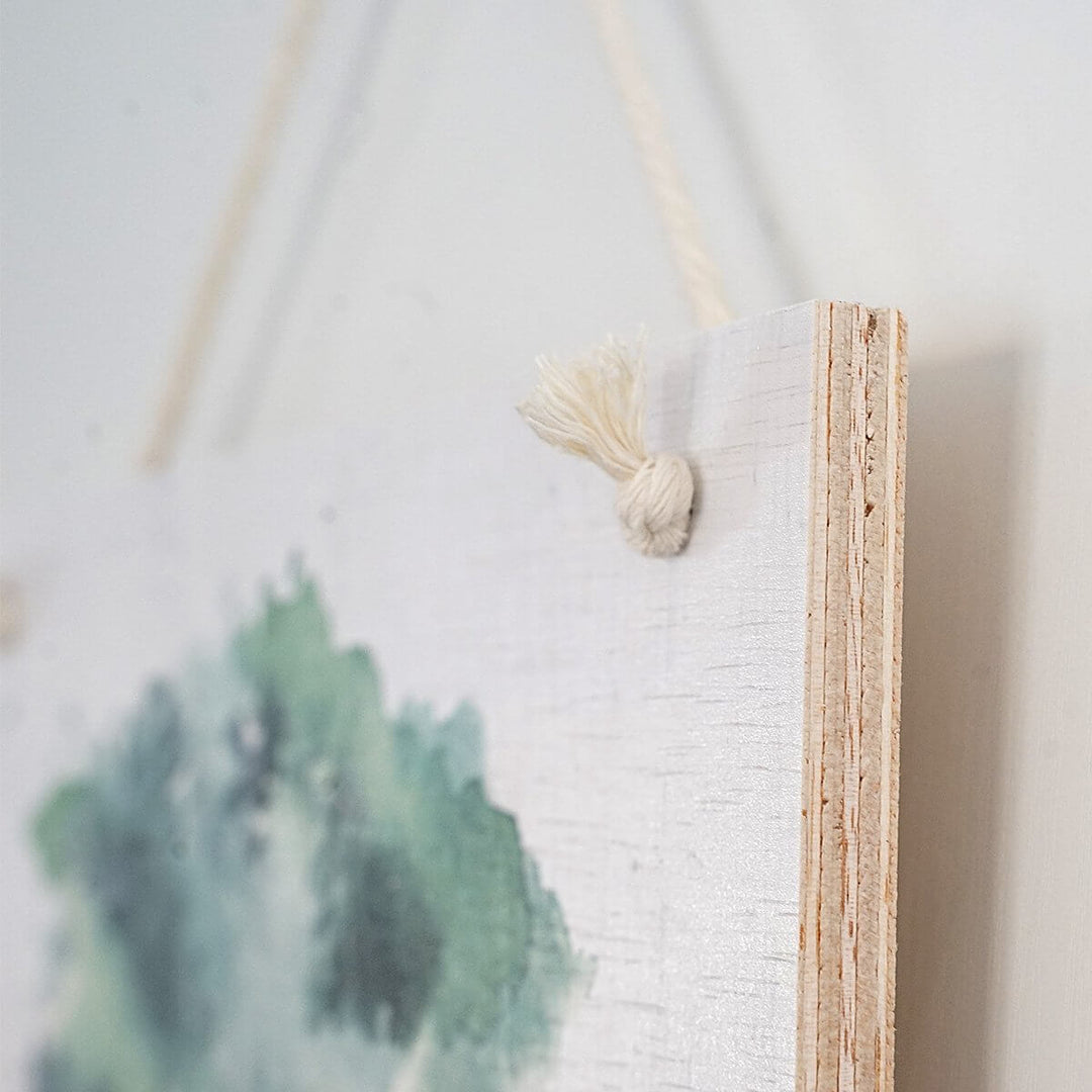 Holzschild "Ölbaum" · 30x30 cm · Christliche Holzschilder – Aus Gnade