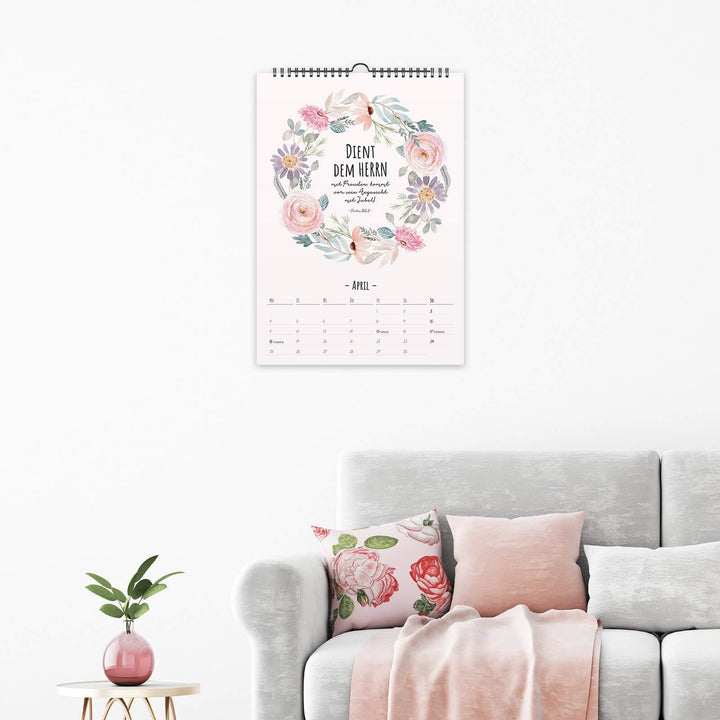 Kalender "Ermutigung" 2024 · A3 · christliche Kalender – Aus Gnade