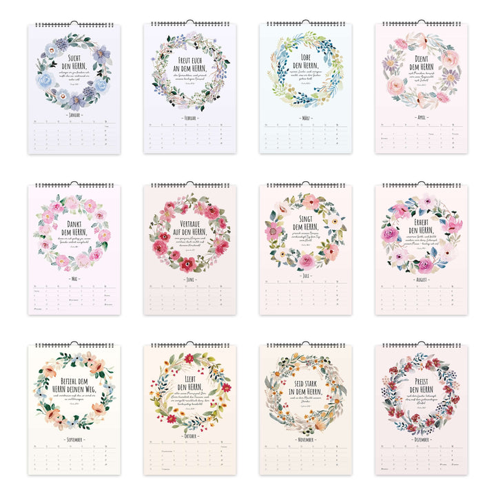 Kalender "Ermutigung" 2024 · A3 · christliche Kalender – Aus Gnade
