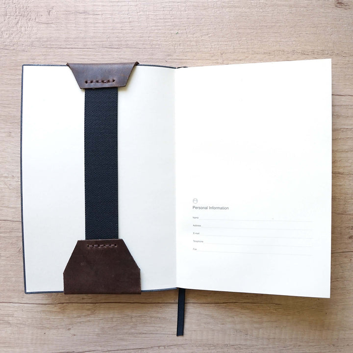 Band Stifthalter · für Bibel / Notizbuch · echtes Leder – Aus Gnade