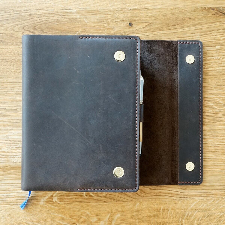 Bibelhülle "Hirte+" · echtes Leder · individuelle Größen · handmade Bibelhülle nach Maß – Aus Gnade