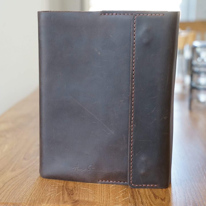 Bibelhülle "Hirte+" · echtes Leder · individuelle Größen · handmade Bibelhülle nach Maß – Aus Gnade