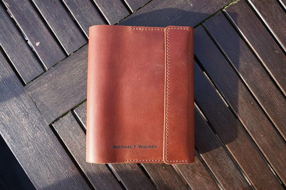 Bibelhülle "Hirte+" · echtes Leder · individuelle Größen · handmade Bibelhülle nach Maß – Aus Gnade