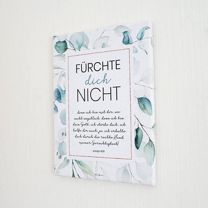 Leinwandbild "Fürchte dich nicht" · Bibelvers · 30 x 40 cm – Aus Gnade