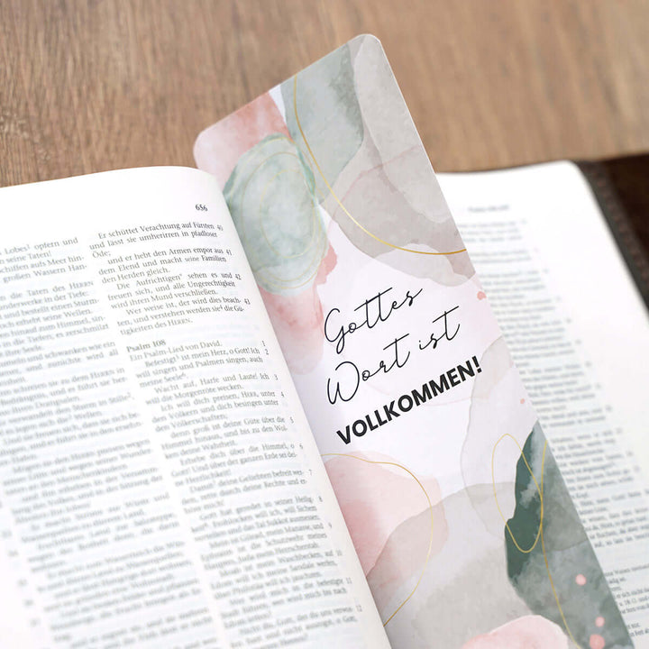 Lesezeichen "Gottes Wort ist vollkommen!" · Serie Psalmen · Bibelverse – Aus Gnade
