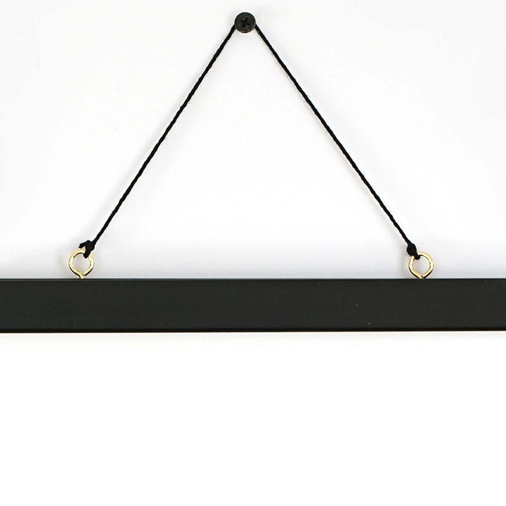 Moderne Posterleisten · Holz Magnetleisten · schwarz · A4 / A3 – Aus Gnade