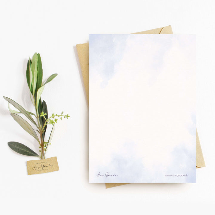 Postkarte "Freude im Herzen" · Bibelvers – Aus Gnade