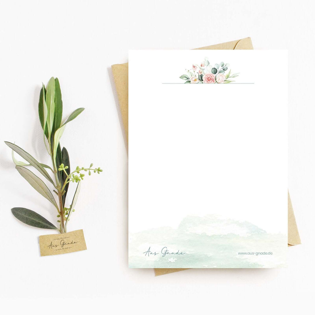 Postkarte "Gottes Segen zum Geburtstag" · Bibelvers zum Geburtstag · A6 · mit Gold veredelt – Aus Gnade