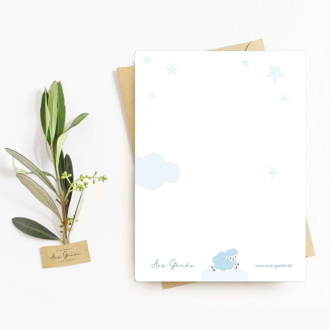 Postkarte "Psalm 23 – Kinder" · A6 · mit abgerundeten Ecken – Aus Gnade