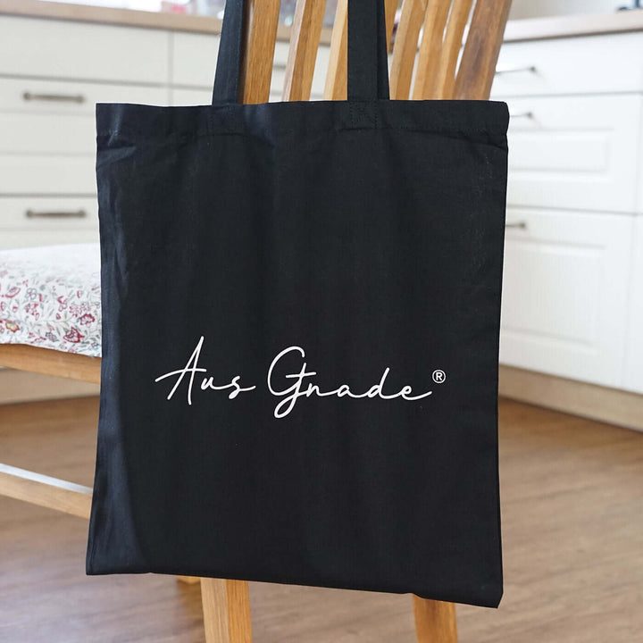 Tasche "Aus Gnade" · Baumwolle · Schwarz – Aus Gnade