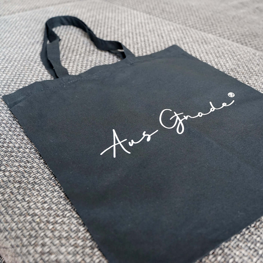 Tasche "Aus Gnade" · Baumwolle · Schwarz – Aus Gnade
